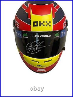 Oscar Piastri Signed McLaren Racing Team F1 Full Size Helmet 11 with COA