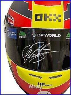 Oscar Piastri Signed McLaren Racing Team F1 Full Size Helmet 11 with COA