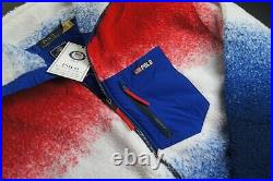 POLO RALPH LAUREN Men's Oversized Fit Team USA Tie-Dye Pile Fleece Jacket NWT