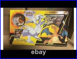 Pokémon 2019 Sealed Charizard GX & Reshiram GX Tag Team Figure Collection Box