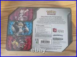 Pokemon TCG Mew & Mewtwo GX Full Art Promo Tag Team Tin New Factory Sealed