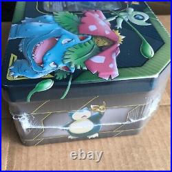 Pokemon Tag Team GX Tin Celebi & Venusaur SM167 Card, 4 Packs, Factory Sealed