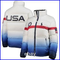 Polo Ralph Lauren Down Puffer Jacket Small 2022 OLYMPICS TEAM USA Outfitter