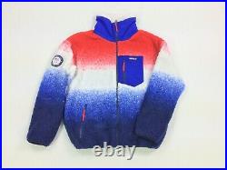 Polo Ralph Lauren Men Full Zip 2022 Olympic Team USA Tie Dye Fleece Jacket S XL