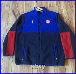 Polo Ralph Lauren Navy Team USA 2022 Olympics Hybrid Fleece Jacket xxl NWT