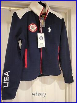 Polo Ralph Lauren USA Olympic Team Official Women's Full Zip Jacket 2022 Size M