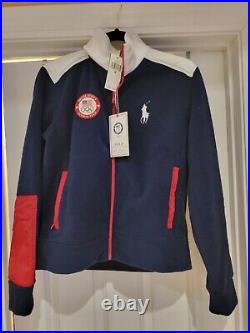 Polo Ralph Lauren USA Olympic Team Official Women's Full Zip Jacket 2022 Size M