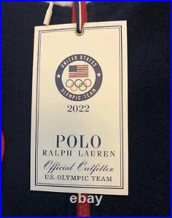 Polo Ralph Lauren USA Olympic Team Official Women's Full Zip Jacket 2022 Size XL