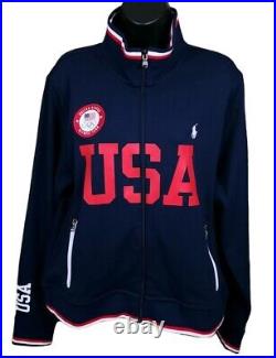 Polo Ralph Lauren Womens Size XL Navy Team USA 2020 Olympics Full Zip Jacket NWT