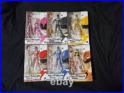 Power Rangers Lightning Collection Mighty Morphin Metallic Rangers Full Team