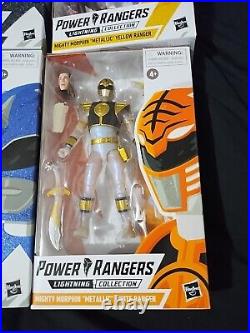 Power Rangers Lightning Collection Mighty Morphin Metallic Rangers Full Team