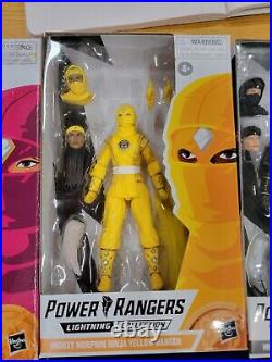 Power Rangers Lightning Collection Mighty Morphin Ninjas Full Team Of 7 Lot