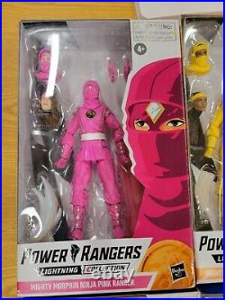 Power Rangers Lightning Collection Mighty Morphin Ninjas Full Team Of 7 Lot