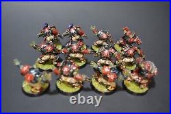 Pro Painted Orc Blood Bowl Team Gouged Eye INCLUDES Full Team, Cards, & Dice