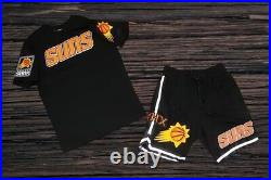 Pro Standard Phoenix Suns Logo Pro Team Black Full Short Set (shirt & Shorts)