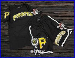 Pro Standard Pittsburgh Pirates Logo Pro Team Black Full Set (shirt & Shorts)