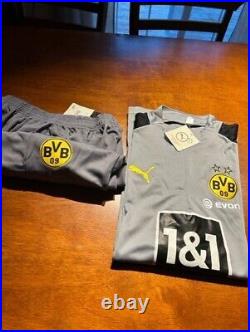 Puma Borussia Dortmund BVB Mens Official Team Full Tracksuit Jacket Pants 2XL