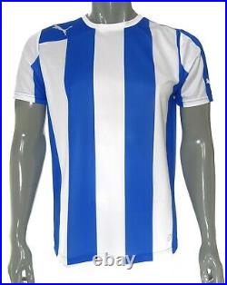 Puma Football Team Kits Men's Blue & White Stripes S/S (XS to XL) x 15 Full Sets
