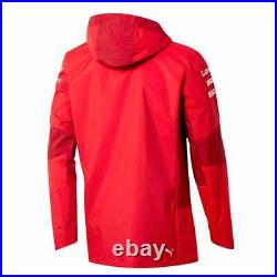 Puma Scuderia Ferrari Team Jacket Mens Outdoor Full Zip Red Size M