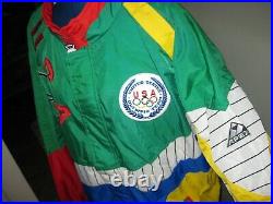 RARE Vintage 90s Apex One USA Olympic Team Full-zip Windbreaker Jacket Mens XL