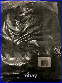 Raiders Nike Sideline Full Zip Up Jacket Black Size 3xl Team Issued