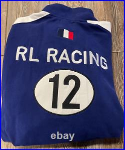 Rare 2011 Ralph Lauren RL Racing Team France Blue Zip Jacket Sz 5XL Unworn withTag