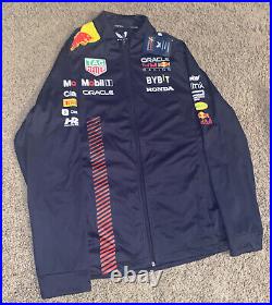 Red Bull Racing 2023 Team Castore Unisex Softshell Raglan Full-Zip Jacket Small