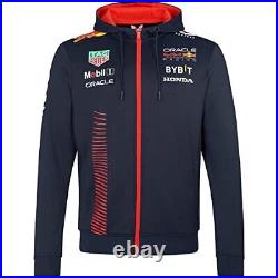 Red Bull Racing F1 Men's 2023 Team Full Zip Hooded Sweatshirt