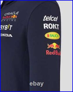 Red Bull Racing F1 Men's 2024 Team Full Zip Hooded Sweatshirt- Navy