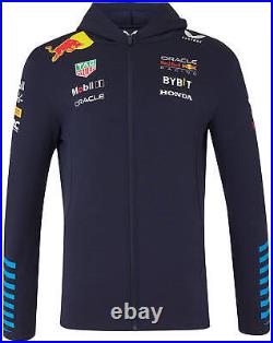 Red Bull Racing F1 Men's 2024 Team Full Zip Hoodie Hooded Sweatshirt