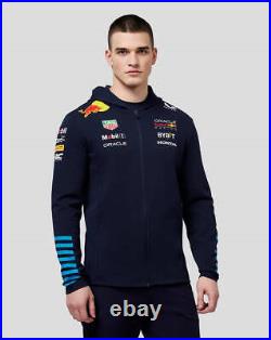 Red Bull Racing F1 Men's 2024 Team Full Zip Hoodie Hooded Sweatshirt