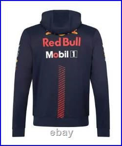 Red Bull Racing F1 Navy Team Full Zip Hoodie 2023