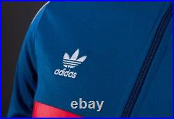 SMALL adidas OG Men's FIREBIRD FRANCE TEAM JACKET BLUE / RED RARE LAST1