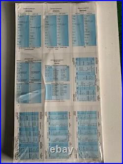 STRAT-O-MATIC NFL FOOTBALL FULL TEAM SETS 1996 to 2000