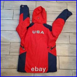 Salt Lake 2002 Olympics US SKI TEAM Spyder Ski Jacket With Resort Tag Mens Large