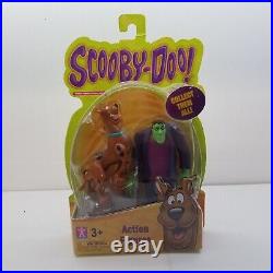 Scooby-Doo! Action Figure lot MYSTERY MACHINE + full team + 2 monsters all NIB