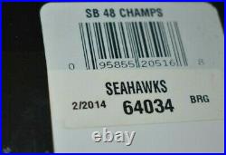 Seattle Seahawks Super Bowl 48 NFL Football Sports Replica Full Size Helmet