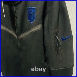 Size S Nike Sportswear Tech Fleece Full Zip Hoodie Team USA Black (DH4773-010)
