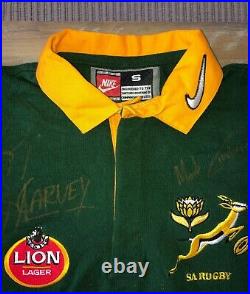South Africa Springboks Rugby Union Jersey SIGNED by FULL 1997 Team -(AUTHENTIC)