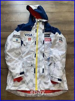 Spyder Mens US Alpine Ski Team GTX Gore-Tex Primaloft Jacket L Snow Camo NWT