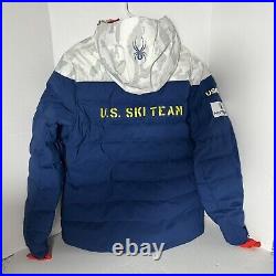 Spyder Rocket US Ski Team GoreTex Infinium Down Jacket Snow Camo Mens Size L New
