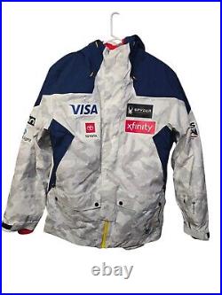 Spyder US Ski Team Gore-Tex Primaloft Jacket Men's Medium Camo GTX White new