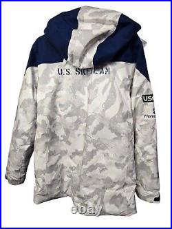 Spyder US Ski Team Gore-Tex Primaloft Jacket Men's Medium Camo GTX White new