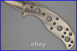 Spyderco MT38 Mule Team Fixed Blade Knife Plain Edge M398 Steel 7.63 Length