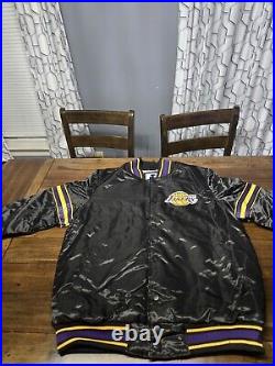 Starter Los Angeles Lakers Full-snap Varsity Jacket Size Large