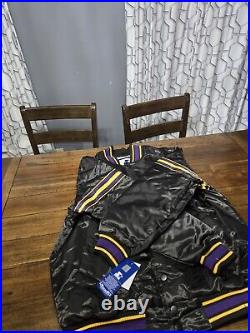 Starter Los Angeles Lakers Full-snap Varsity Jacket Size Large