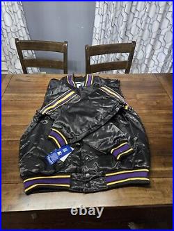 Starter Los Angeles Lakers Full-snap Varsity Jacket Size Large