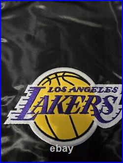 Starter Los Angeles Lakers Full-snap Varsity Jacket Size Large