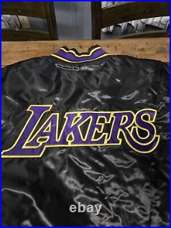 Starter Los Angeles Lakers Full-snap Varsity Jacket Size Large