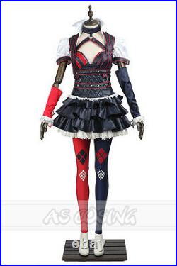 Suicide Squad Har Qinn Cosplay Costume Full Set+Shoes Custom made Halloween